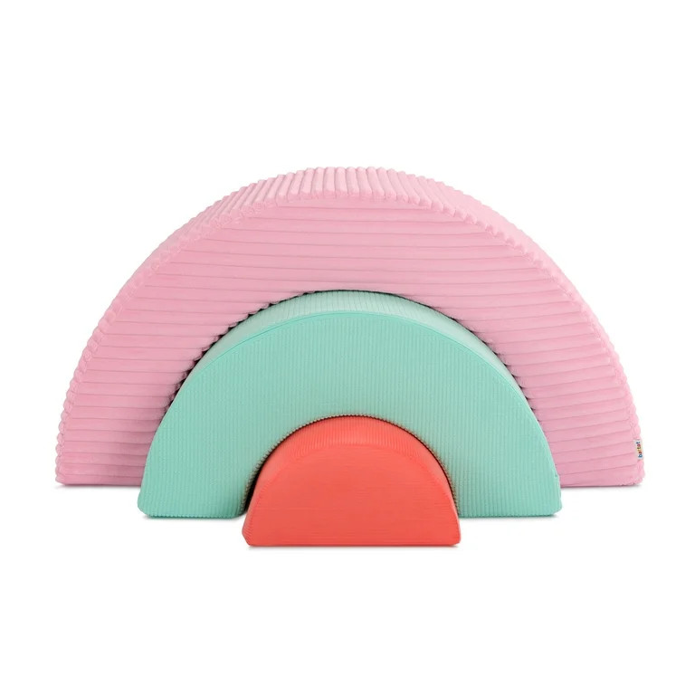 Battat Rainbow Arches Nesting Foam Arch 3-Piece Climber Soft Indoor Play Equipment for Infants 12... | Walmart (US)