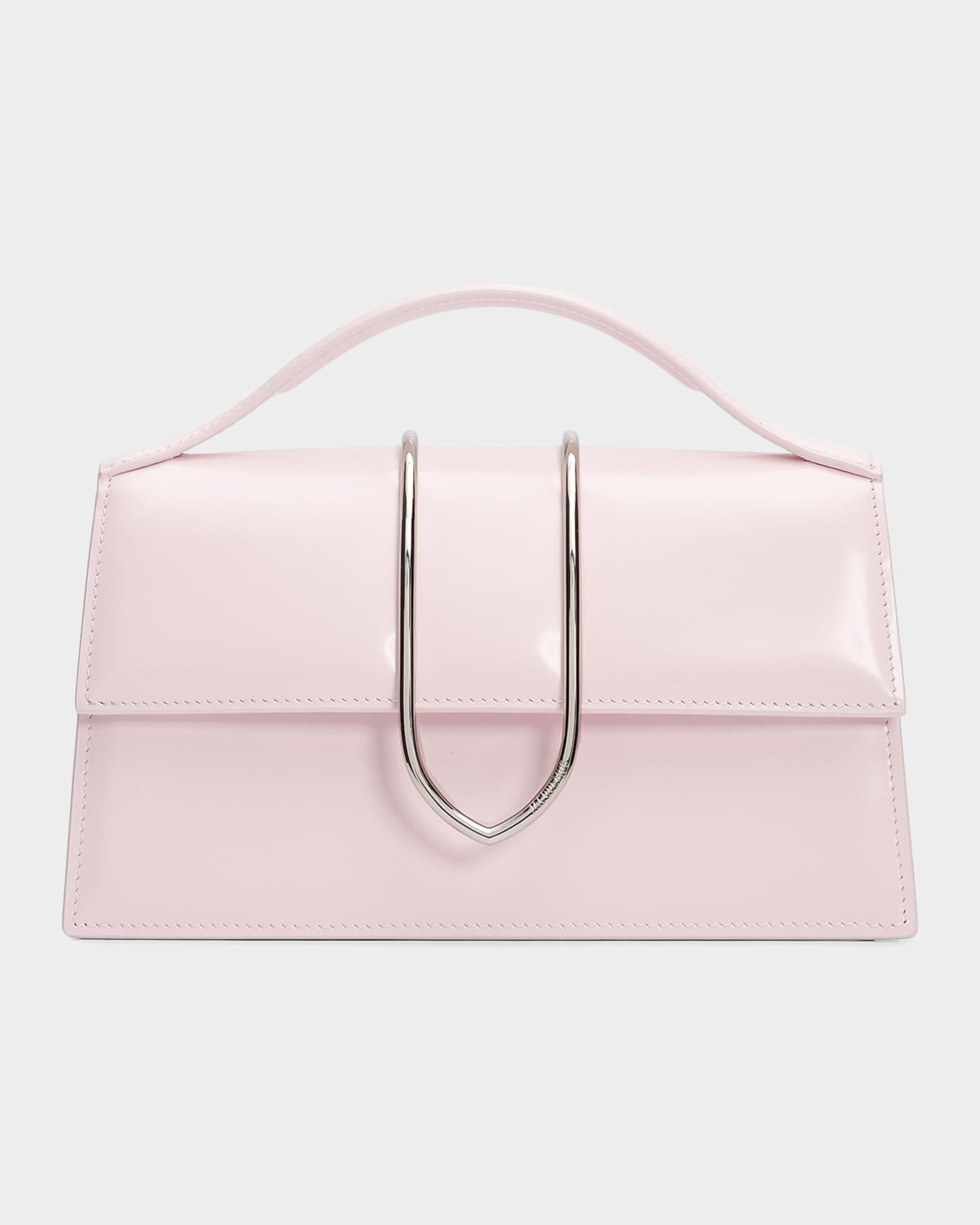 The Large Bambino Embellished Leather Top-Handle Bag | Neiman Marcus