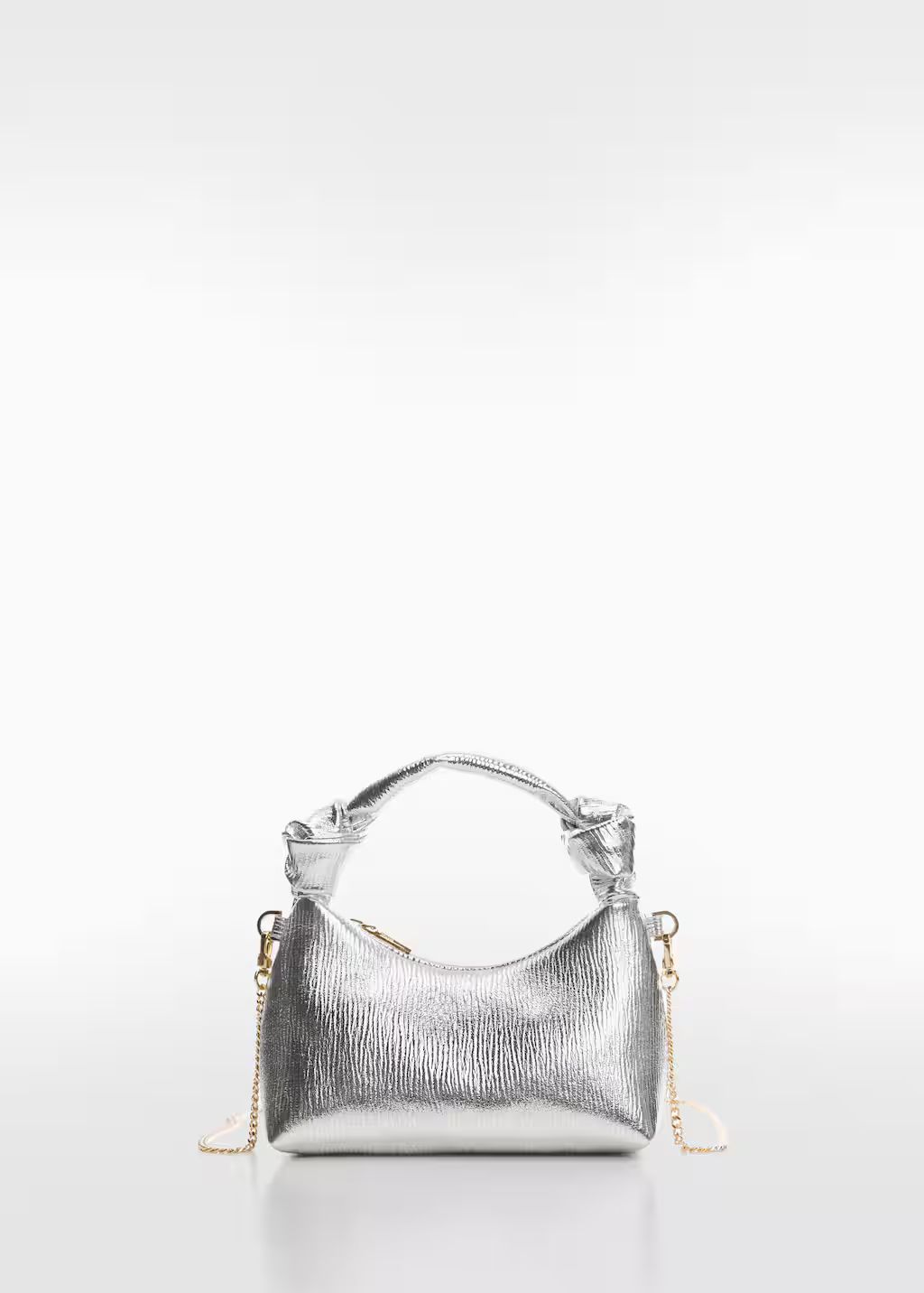 Textured knot handle bag -  Women | Mango USA | MANGO (US)