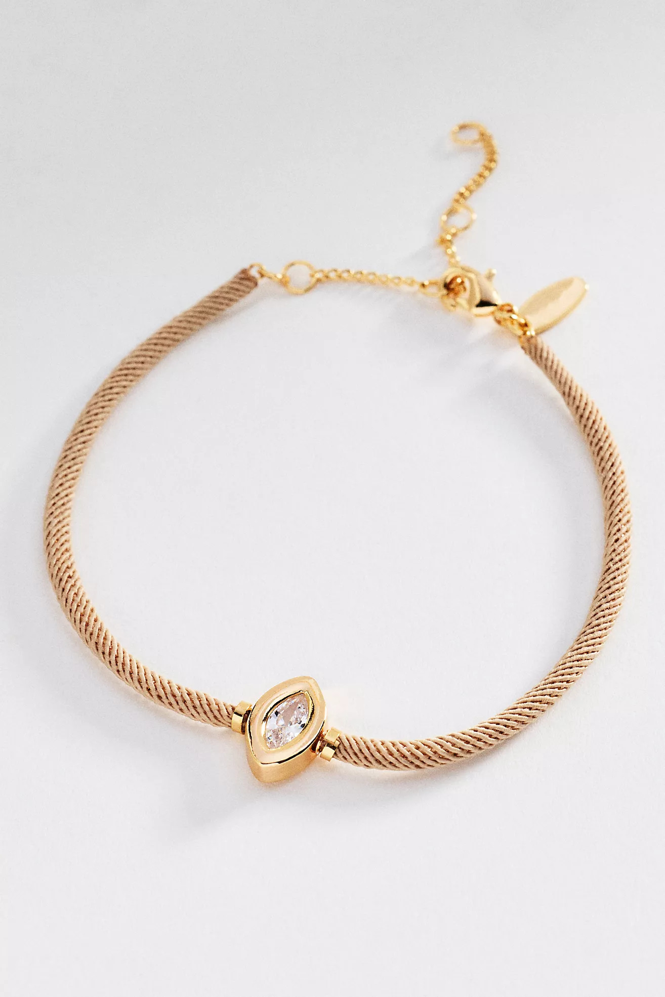 Corded Bezel Crystal Bracelet | Anthropologie (US)