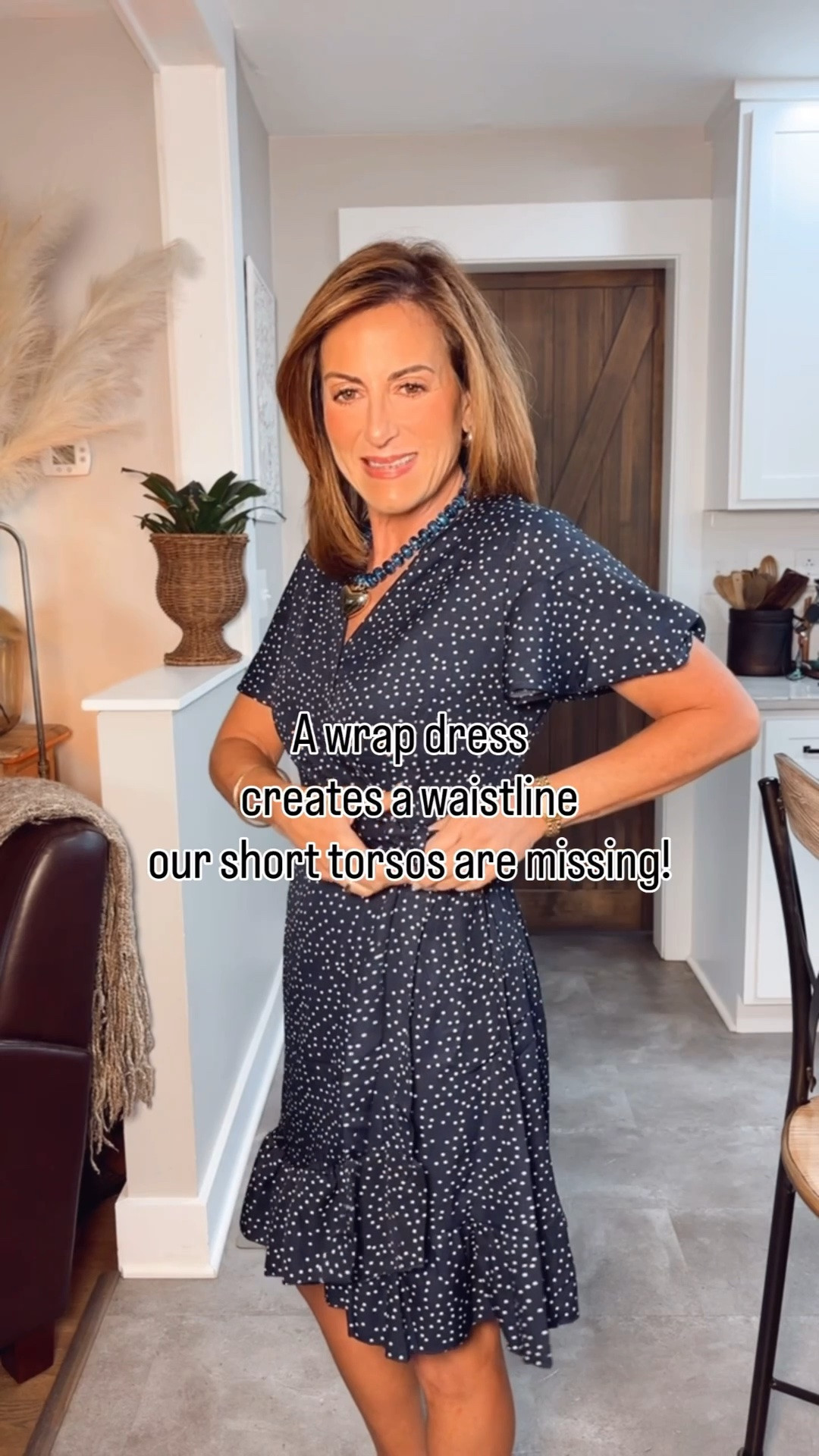 A fantastic dress that flatters a petite, short-waisted frame perfectly.
Available in multiple colors and prints. 
Runs TTS.

#LTKSeasonal