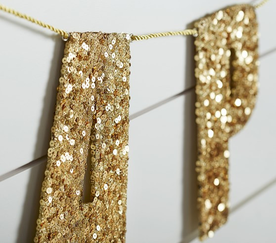 The Emily & Meritt Gold Hanging Cord | Pottery Barn Kids