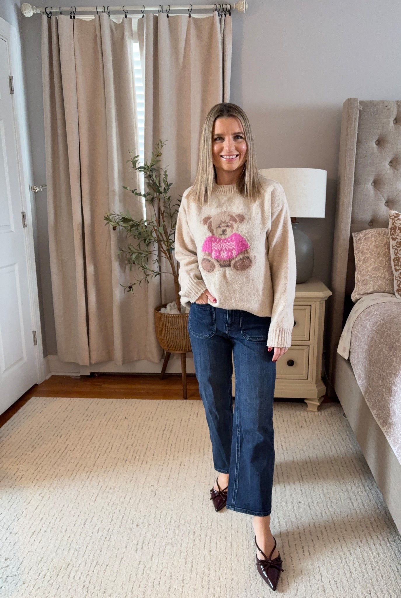 Cozy oversized viral teddy sweater that looks $$$ 

#LTKPetite #LTKootd #LTKFindsUnder50