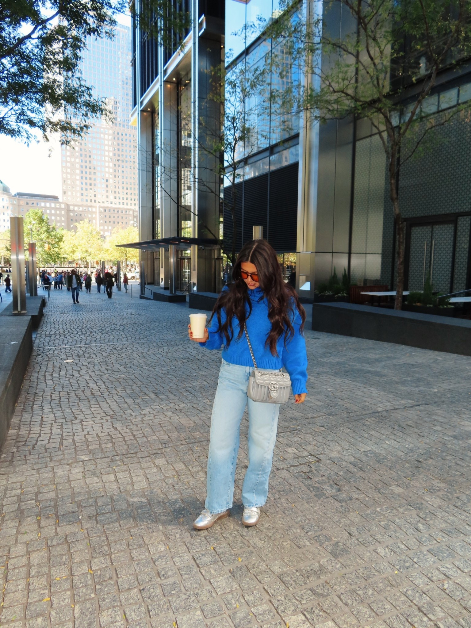 hello new york! 💙🍎🗽🌃
wearing a 24 in the jeans! 

#LTKStyleTip #LTKShoeCrush 

#LTKSeasonal