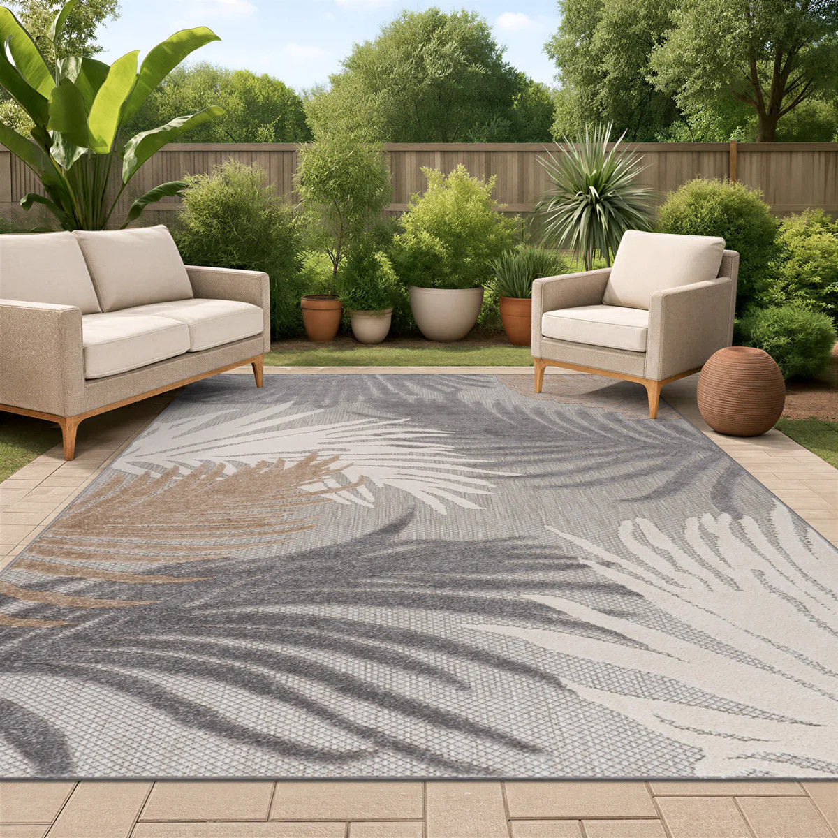 Hernandez Floral Indoor & Outdoor Area Rug | Wayfair North America