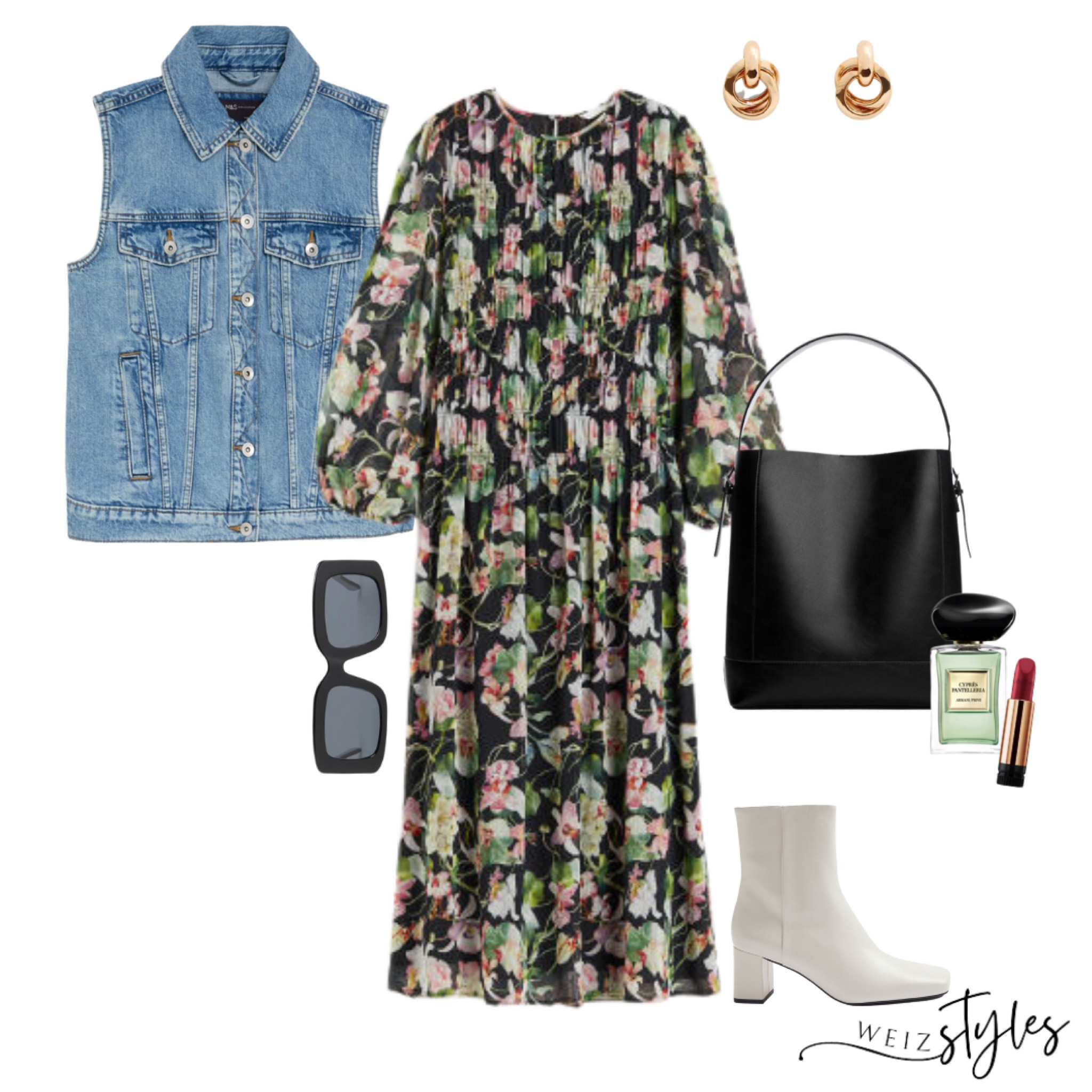 Loving this floral maxi dress! Styled with this trendy denim gilet, a key layer in the cooler weather ❤️

#highstreetstyle #m&s #stylist #personalstylist #casualoutfit #summerootd #summerstyle #rainyday #chicstyling #summer #summeroutfit #perfume #ootd #whattowear #femininestyle #lipstick #dailystyle #london #dailyoutfit #weekendoutfit #gold #earrings #sunglasses #trending #dailystyle #blackbag #layers #bag #denimgilet #jacket #boots #waistcoat #hmfashion #hm #effortless #howtostyle #hmstyle #gilet #floral #cool #2023 #stylist #style #virtualstylist #ukfashion #ukstyle #highstreet #casual #denim #dress #styletip #ltkeurope #ltkstylestip #ltkseasonal