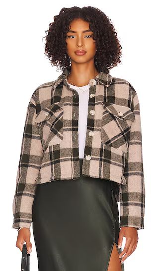 Plaid Cropped Shacket in All The Best | Revolve Clothing (Global)