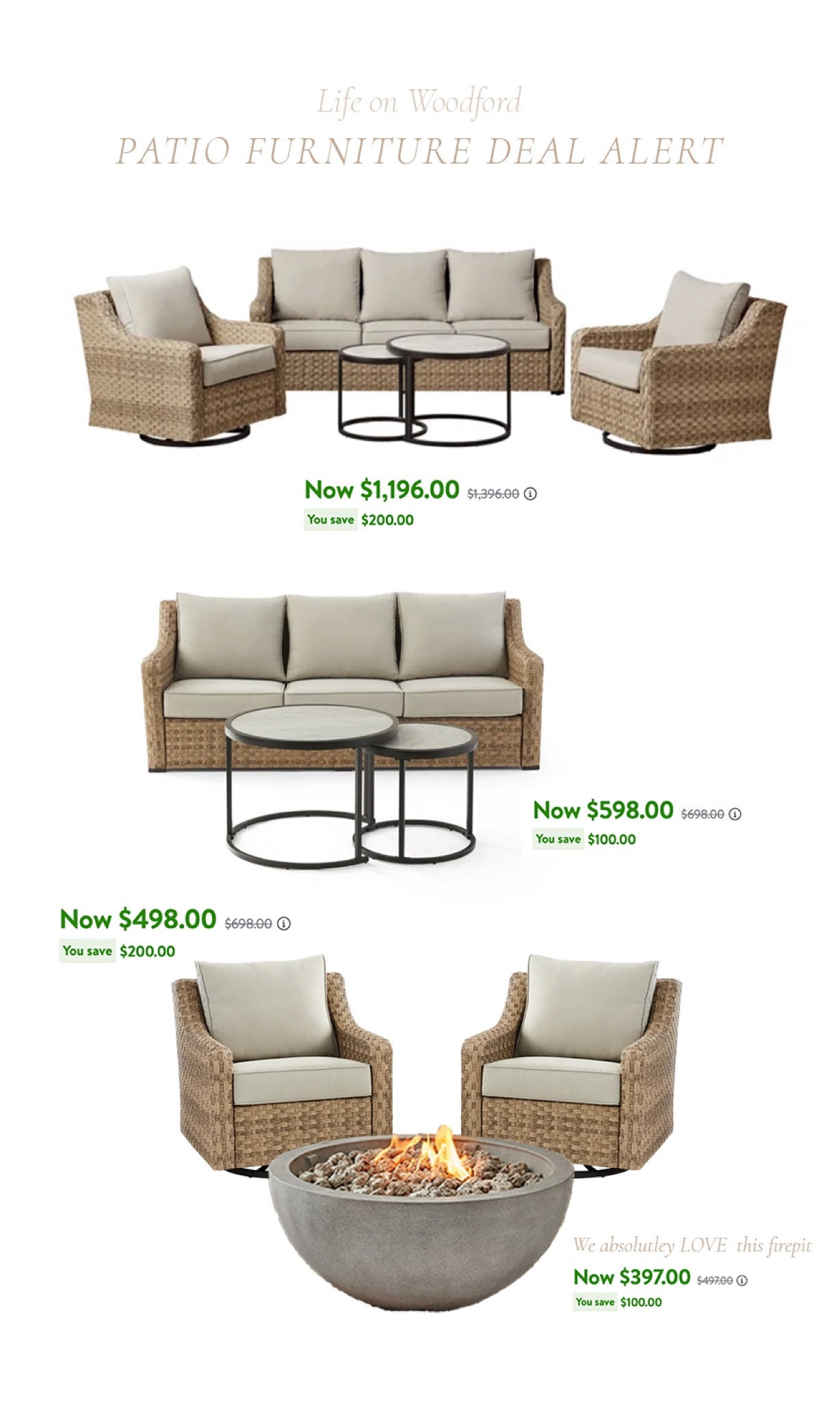 Patio furniture deal alert!!! Some of the most viral Walmart patio furniture is on sale right now. Don’t miss out these were too good not to share.

#LTKSpringSale #LTKhome #LTKsalealert