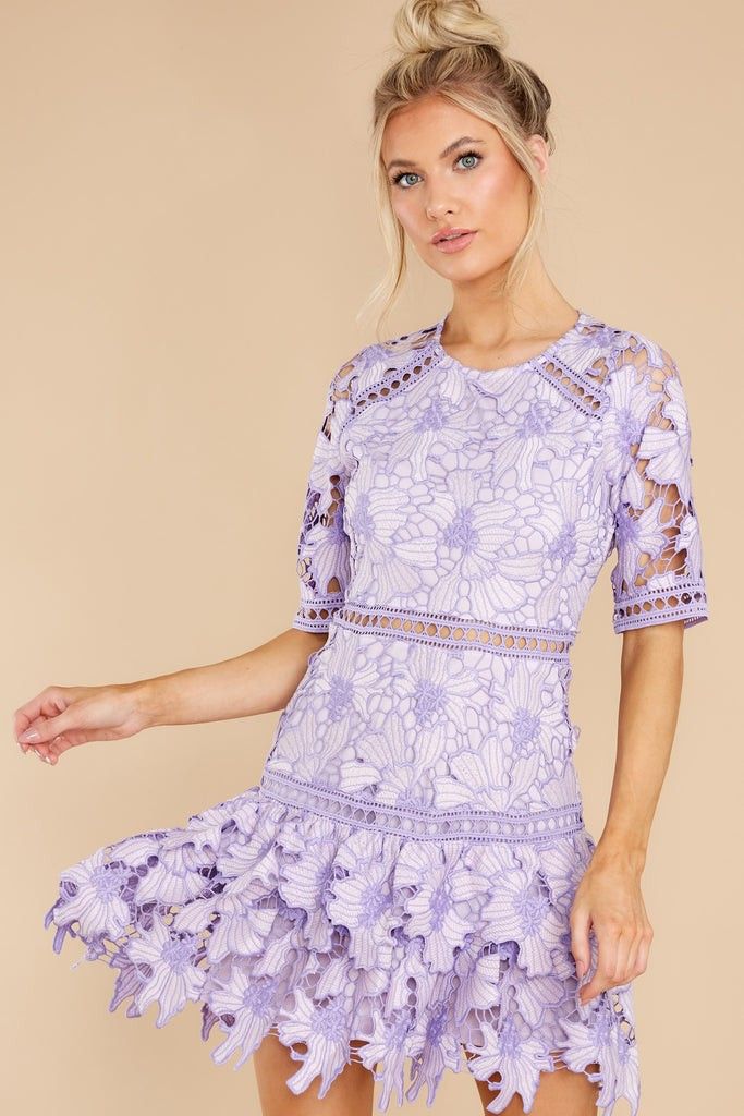 Oblivious Beauty Lavender Lace Dress- Spring Dress | Red Dress 