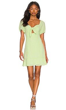 BCBGeneration Front Knot Dress in Butterfly from Revolve.com | Revolve Clothing (Global)