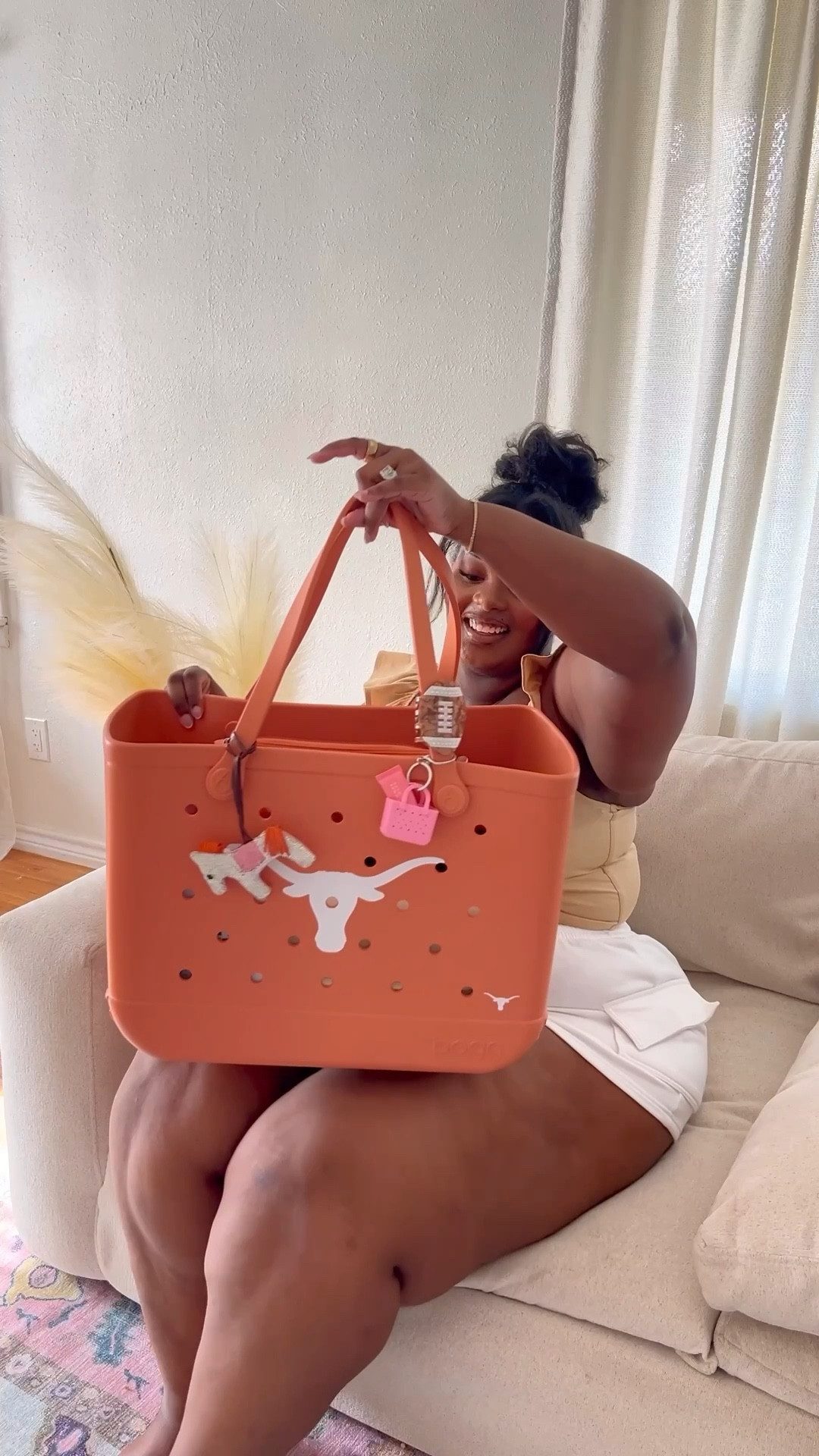 Let’s pack our Bogg Bag 🧡 #ad @boggbags We love that Bogg Bag has so many colors, options, and sizes!! Look at the mini ahh it’s so cute!! 🤭🌸🧡✨

#LTKTravel #LTKPlusSize #LTKFamily