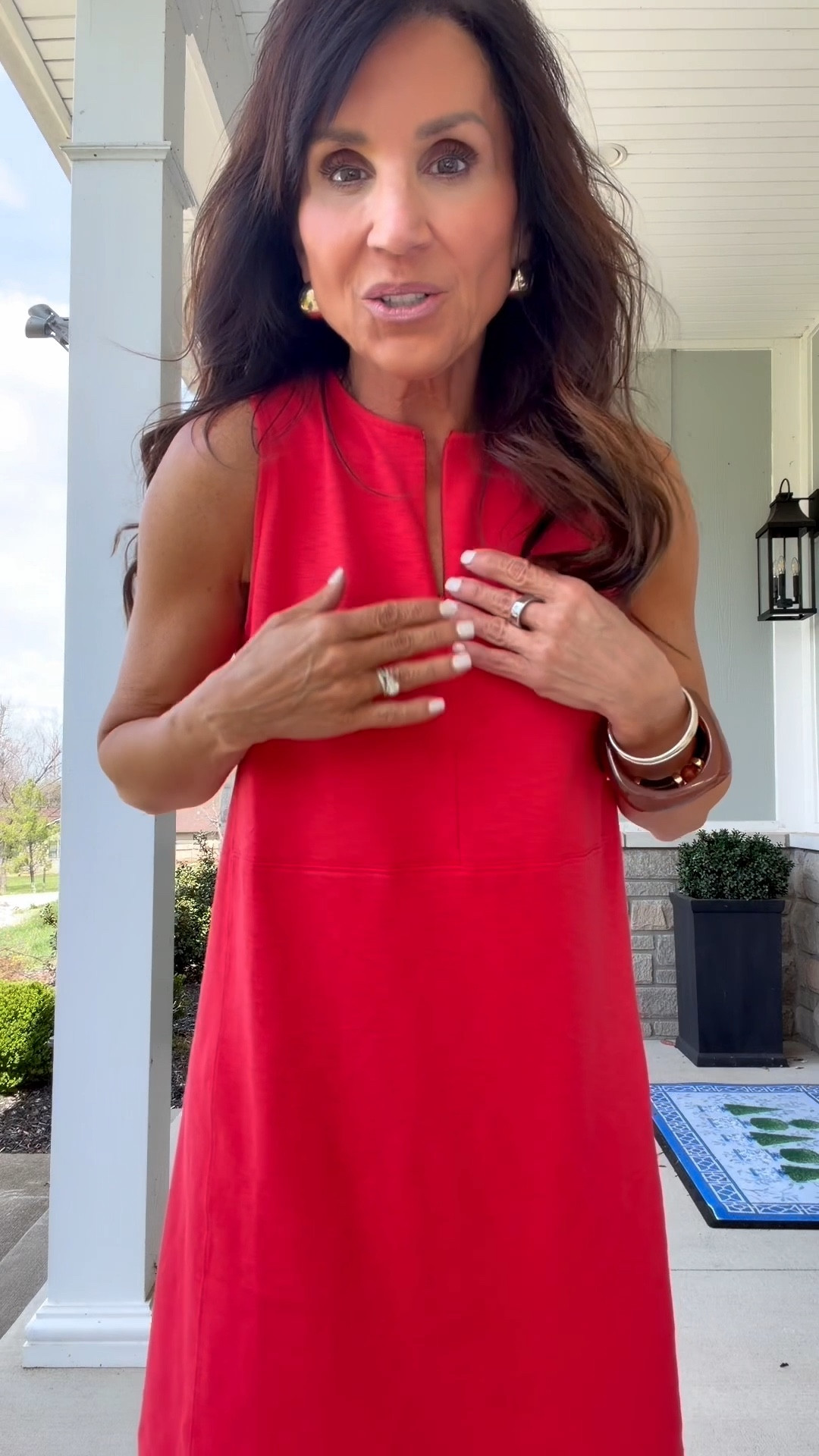 Evereve dress 
I’m wearing a small 


#LTKSeasonal #LTKOver40