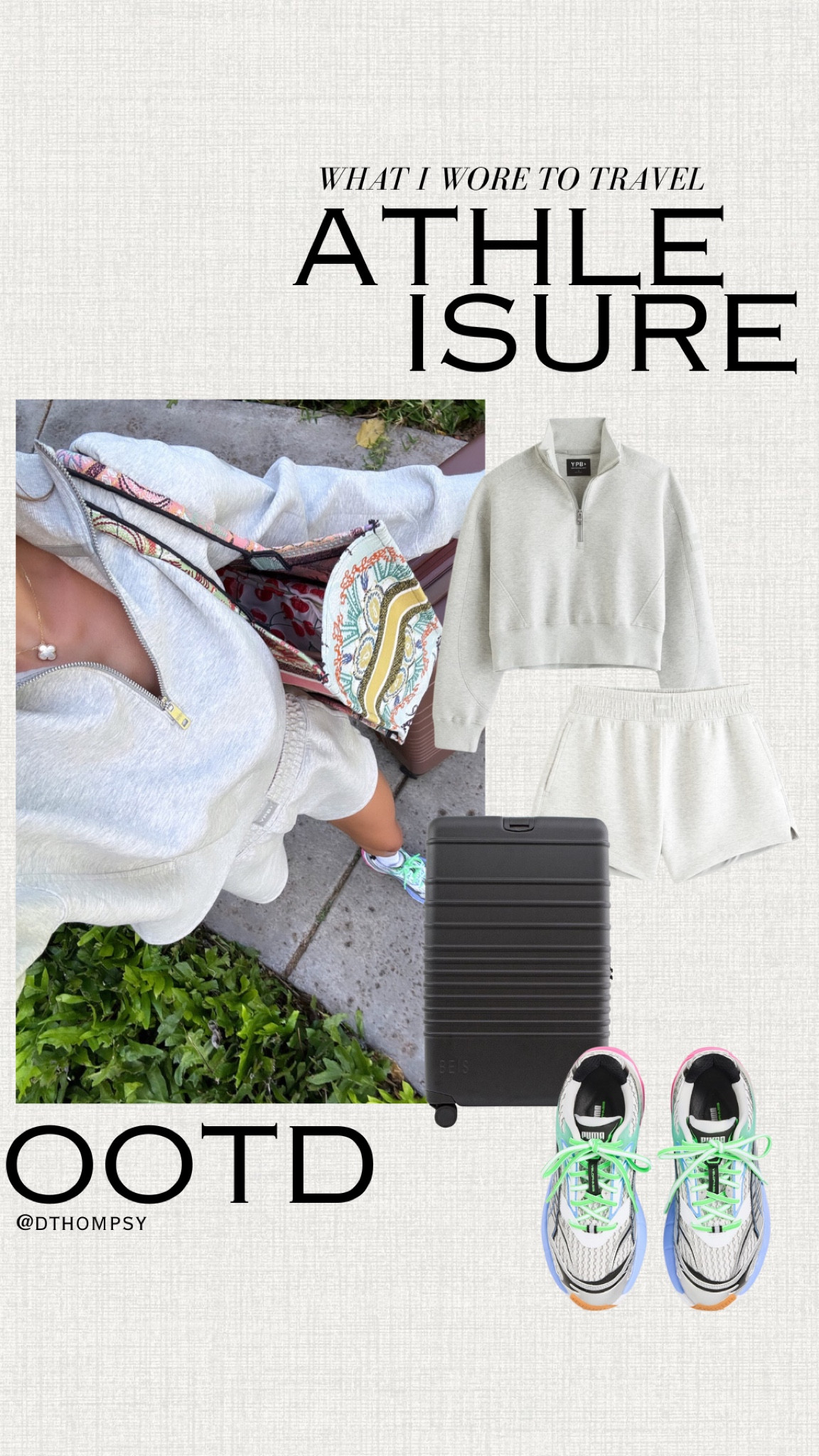 OOTD

travel. athletic. athleisure. abercrombie and fitch. quarter zip. spring fashion. suitcase. beis. new balance. sneakers. comfy. YPB

#LTKSeasonal #LTKtravel #LTKfindsunder100