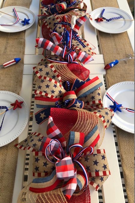 The perfect Fourth of July Table spread or garland! 

#LTKSeasonal #LTKsalealert #LTKGiftGuide