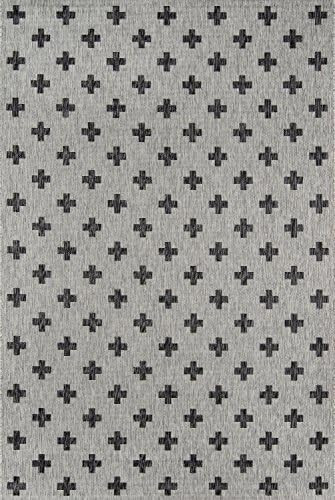Amazon.com: Novogratz by Momeni Villa Umbria Indoor Outdoor Rug, 5'3" x 7'6", Grey : Home & Kitch... | Amazon (US)