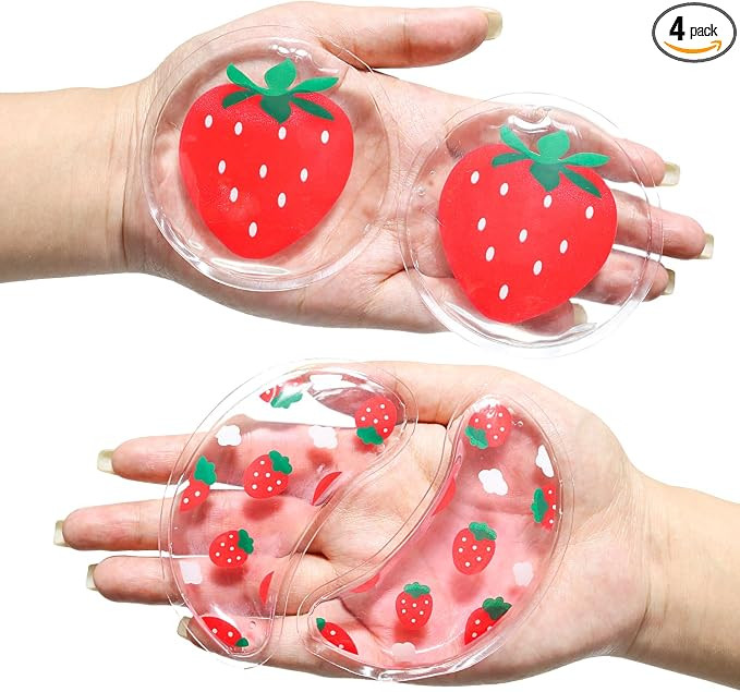 Amazon.com: 4PCS Gel Eye Ice Pack Set Reusable, Cold and Hot Compress for Eyes, Ice Pack for Eyes... | Amazon (US)