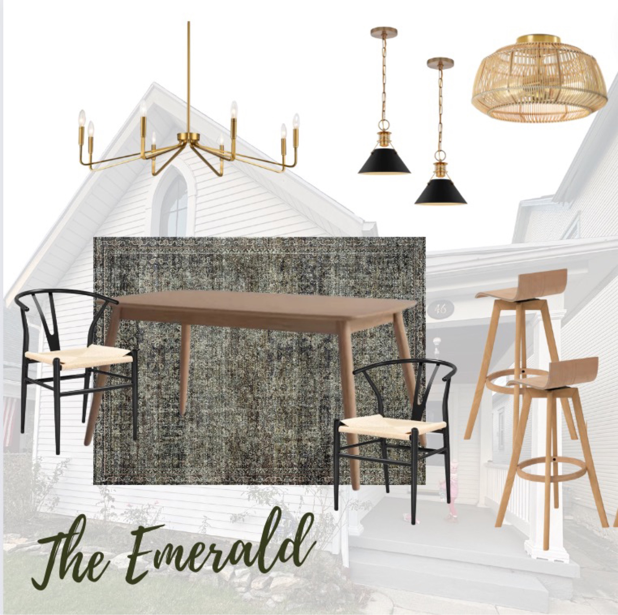 Dinning room vibes for our new Air b and B, the Gem City Emerald 💚

#LTKSeasonal #LTKhome #LTKsalealert