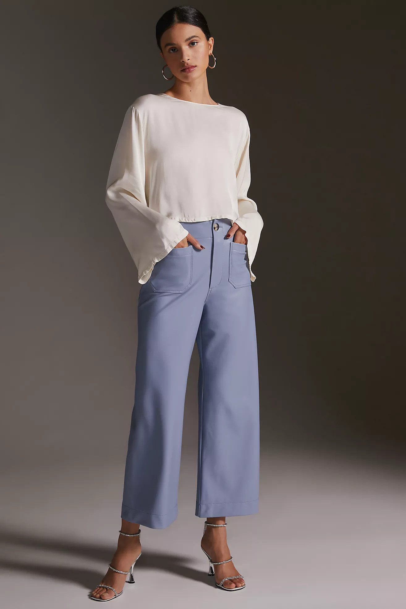 The Colette Faux Leather Pants | Anthropologie (US)