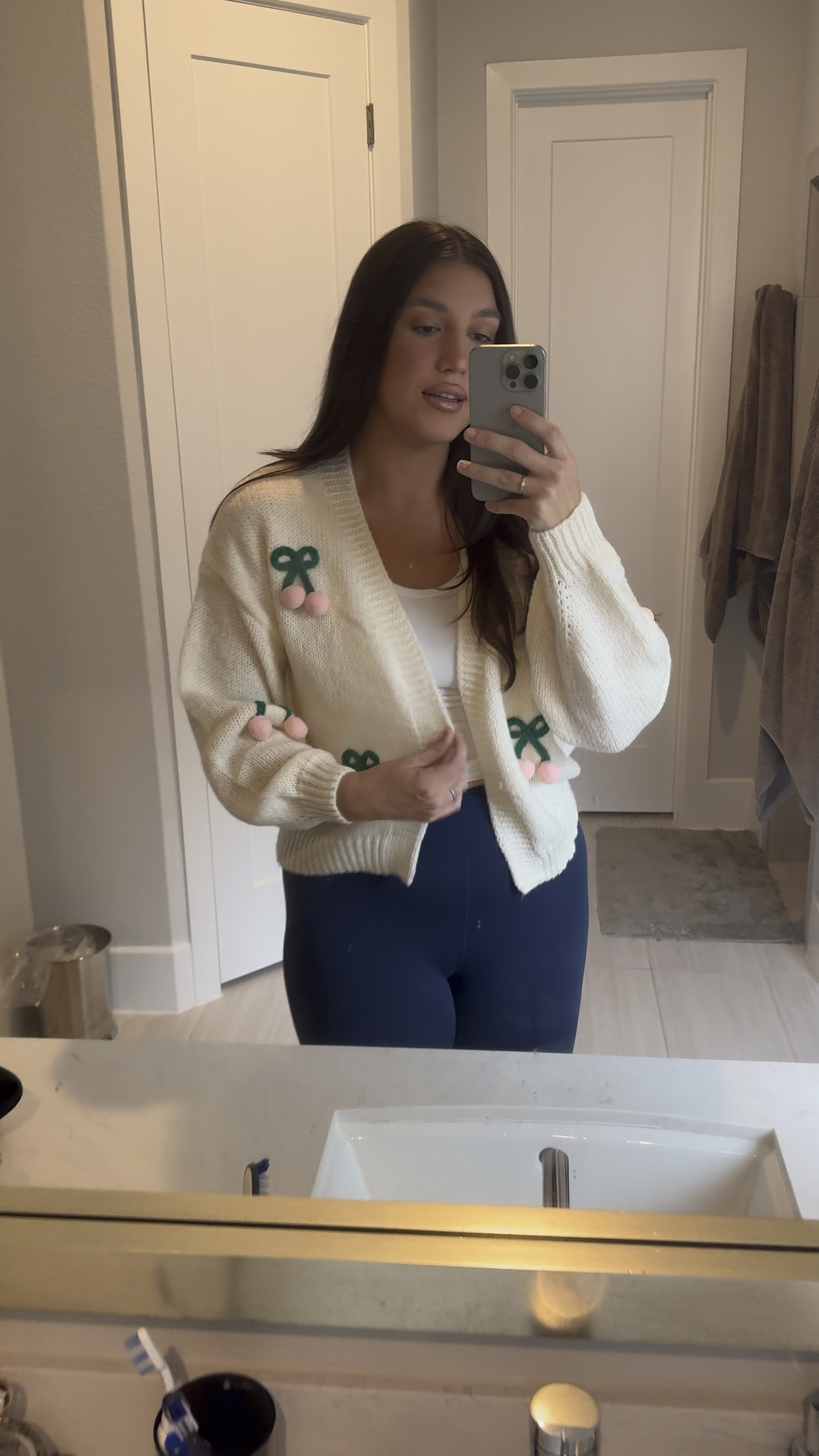 This cardigan is SO cute and festive for the holidays!!🍒🎄 also comes in pink!

Christmas cardigan, cherry cardigan, midsize fashion, curvy outfit, winter style, girly outfit, mom outfit

#LTKWatchNow #LTKSeasonal #LTKHoliday