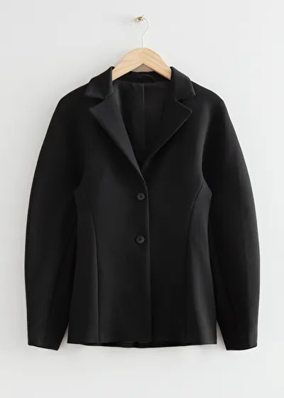 Sculptured Sleeve Fitted Blazer | & Other Stories (EU + UK)