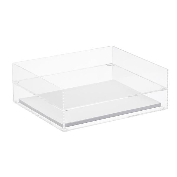Luxe Acrylic Stacking Letter Tray | The Container Store