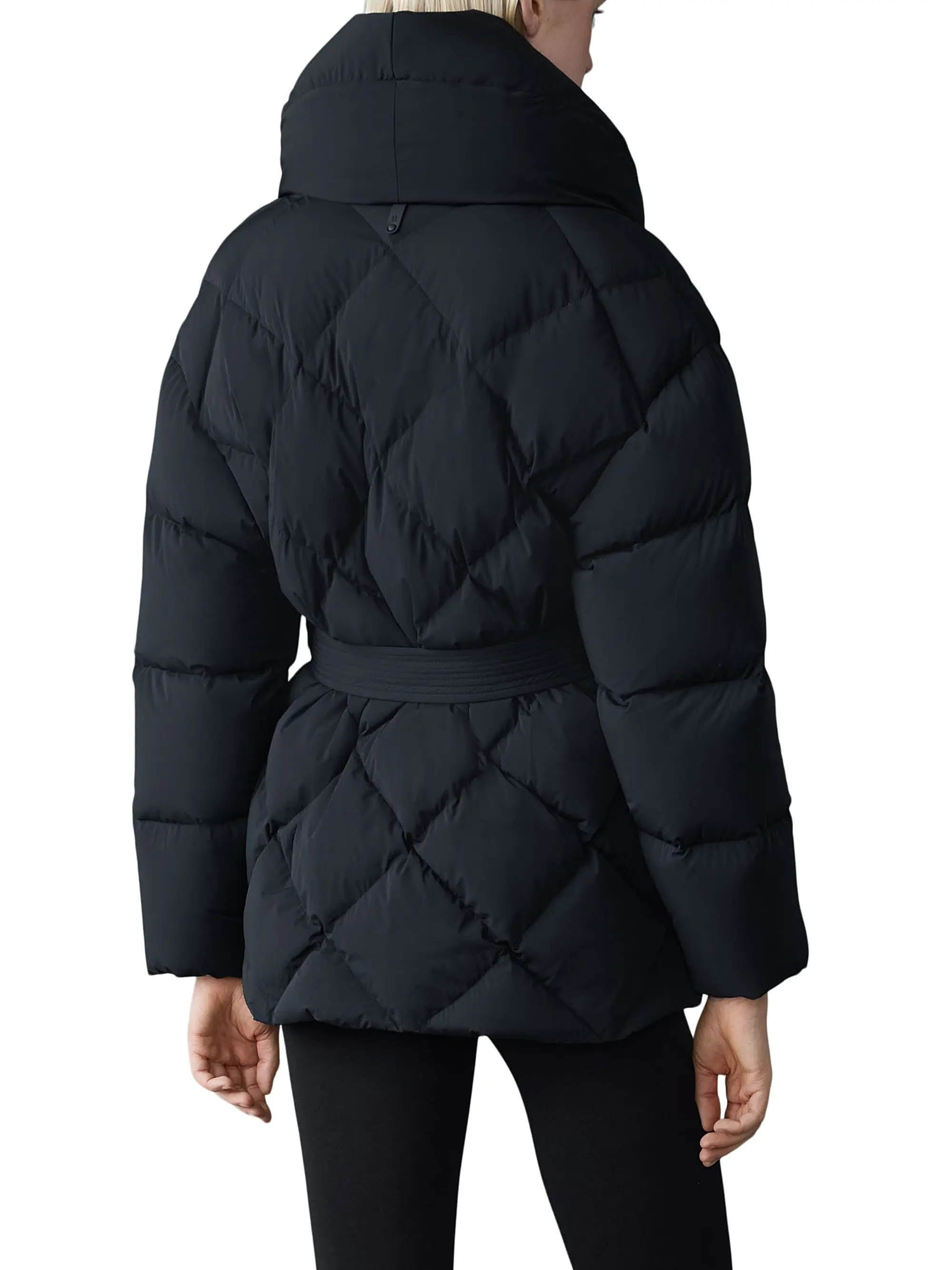 Mackage Olive Down Belted Jacket | Saks Fifth Avenue | Saks Fifth Avenue