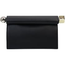 DKQXEIM Trendy PU Leather Clutch Bag for Women Versatile Folding Evening Purse Metal Decoration C... | Amazon (US)