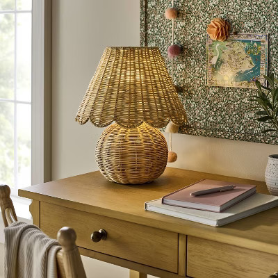 Table Lamp with Woven Base and Woven Shade - Threshold™ designed with Studio McGee | Target