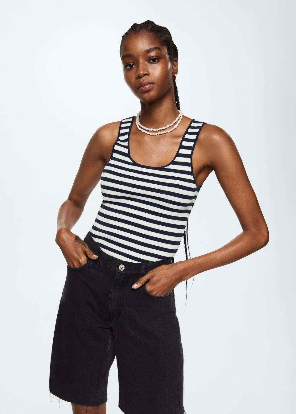 Suche: gestreiftes top (18) | Mango Deutschland | MANGO (DE)