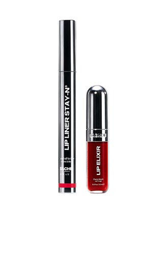 Sacheu Lip Liner STAY-N & Lip Elixir Bundle Line & Shine in GetREDy & Cherry Mochi. | Revolve Clothing (Global)