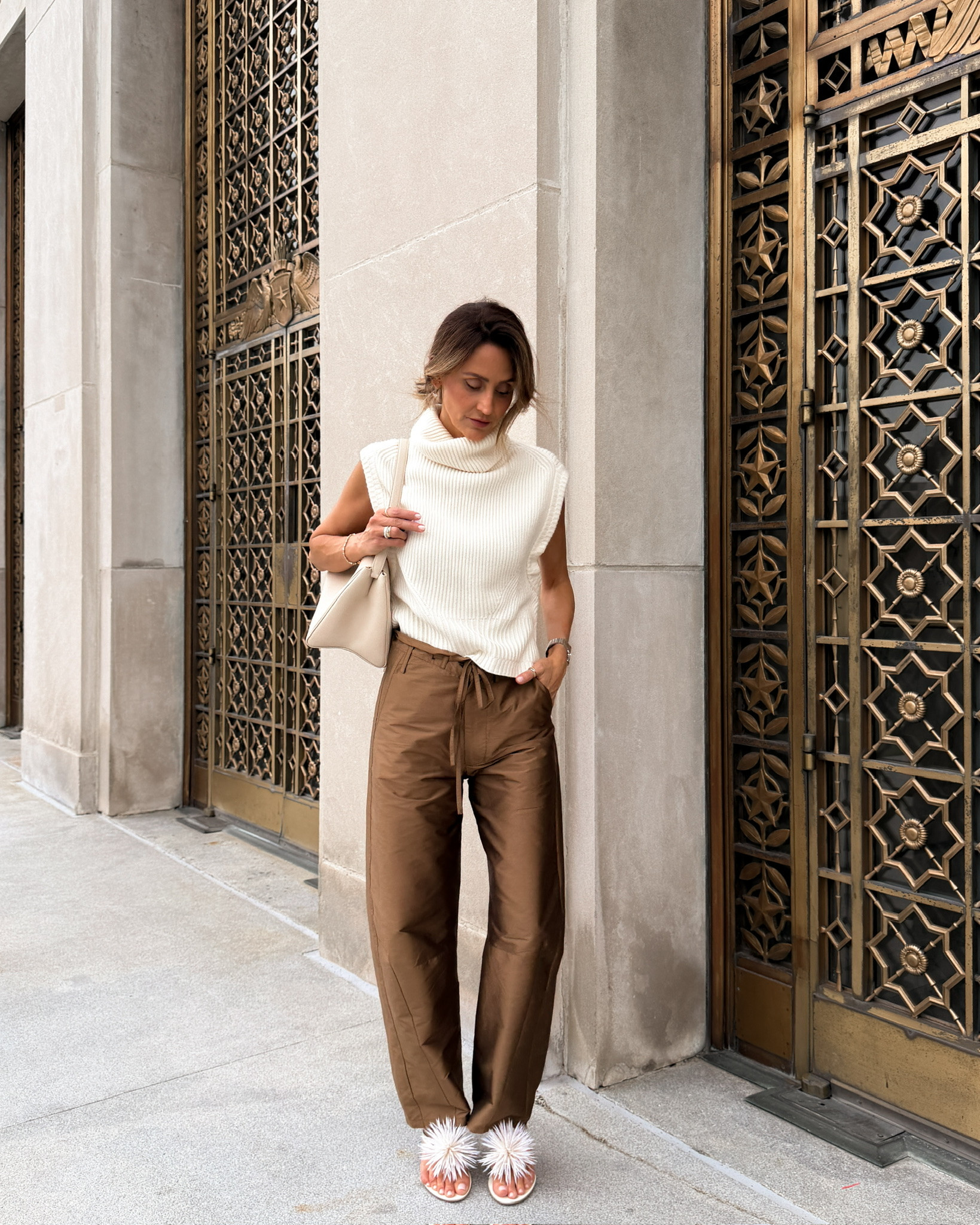 Super simple transitional look I’m loving with the taffeta pants! These shoes are so delicate and pretty, giving Carrie Bradshaw Manolos for less!

#LTKgrwm #LTKootd #LTKSeasonal