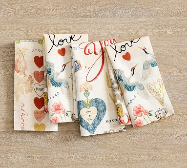 Devin Cotton Napkins - Set of 4 | Pottery Barn (US)