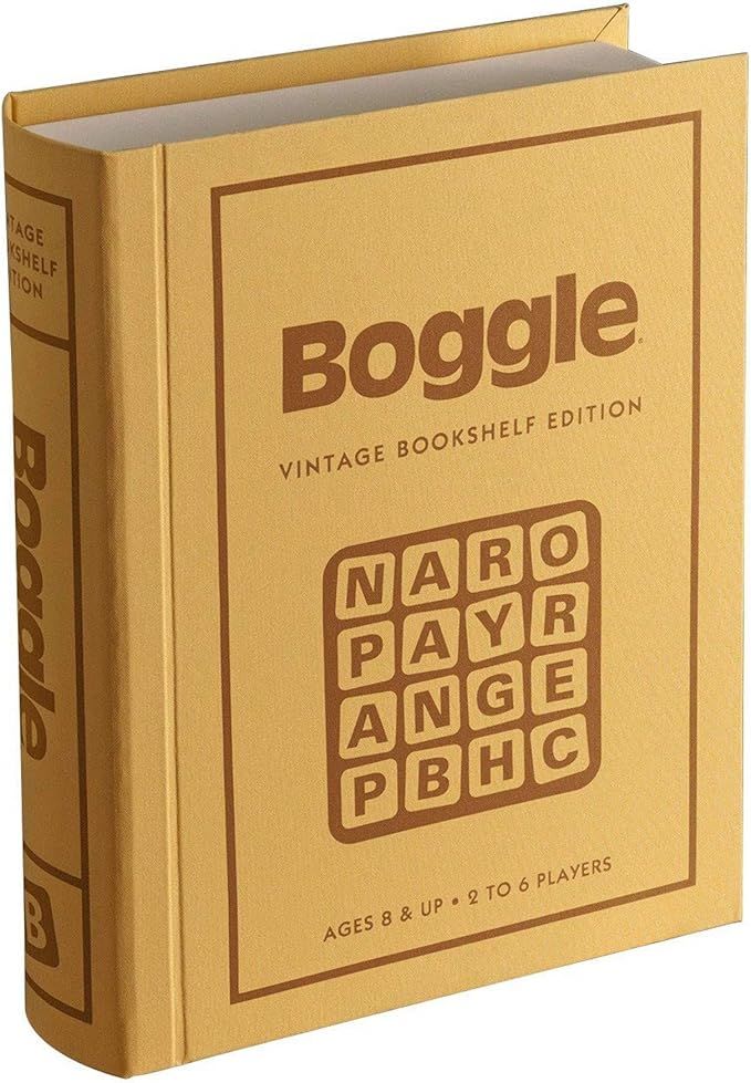WS Game Company Boggle Vintage Bookshelf Edition | Amazon (US)