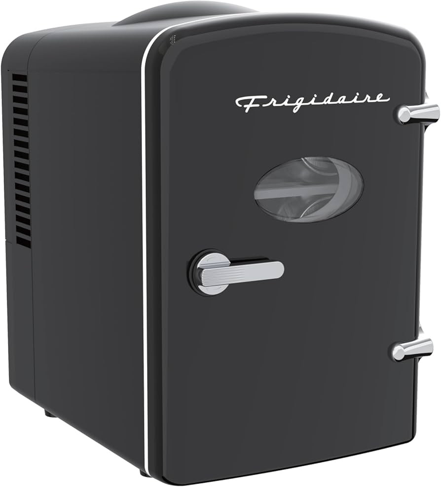 Frigidaire Retro Mini Personal Fridge Cooler, Holds up to 6 Cans, Portable for Car, Office, Bedro... | Amazon (US)