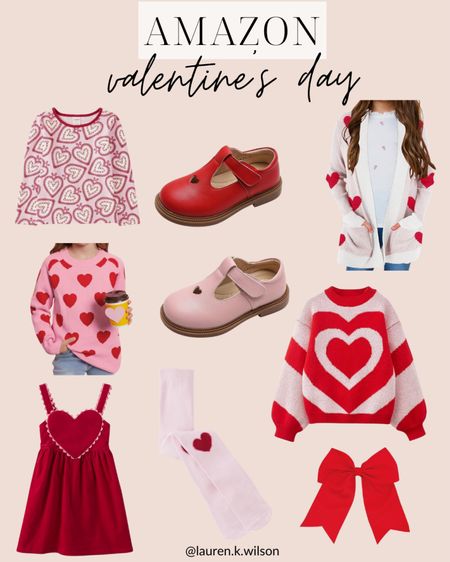 Valentine’s Day, girls, toddler, hearts, sweater, tights, Mary Jane, dress, pink, red 

#LTKstyletip #LTKfindsunder100 #LTKSeasonal