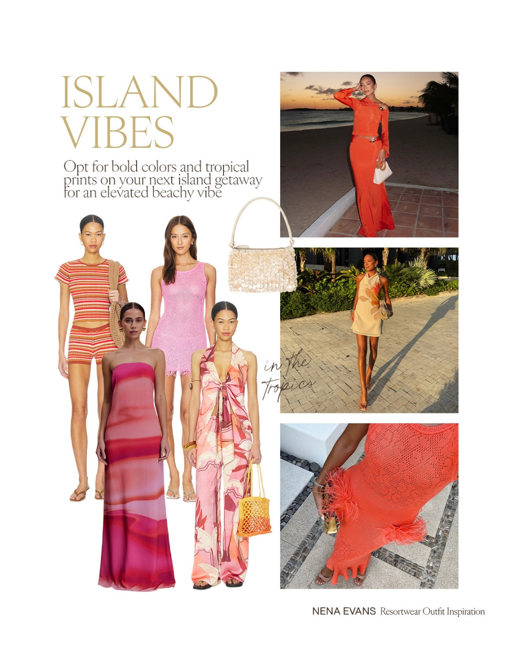 Resortwear lookbook: Island vibes 🧡

Beach outfit 
Pool outfit
Vacation outfit  
Date night outfit 
Dinner outfit 

#LTKTravel #LTKSeasonal