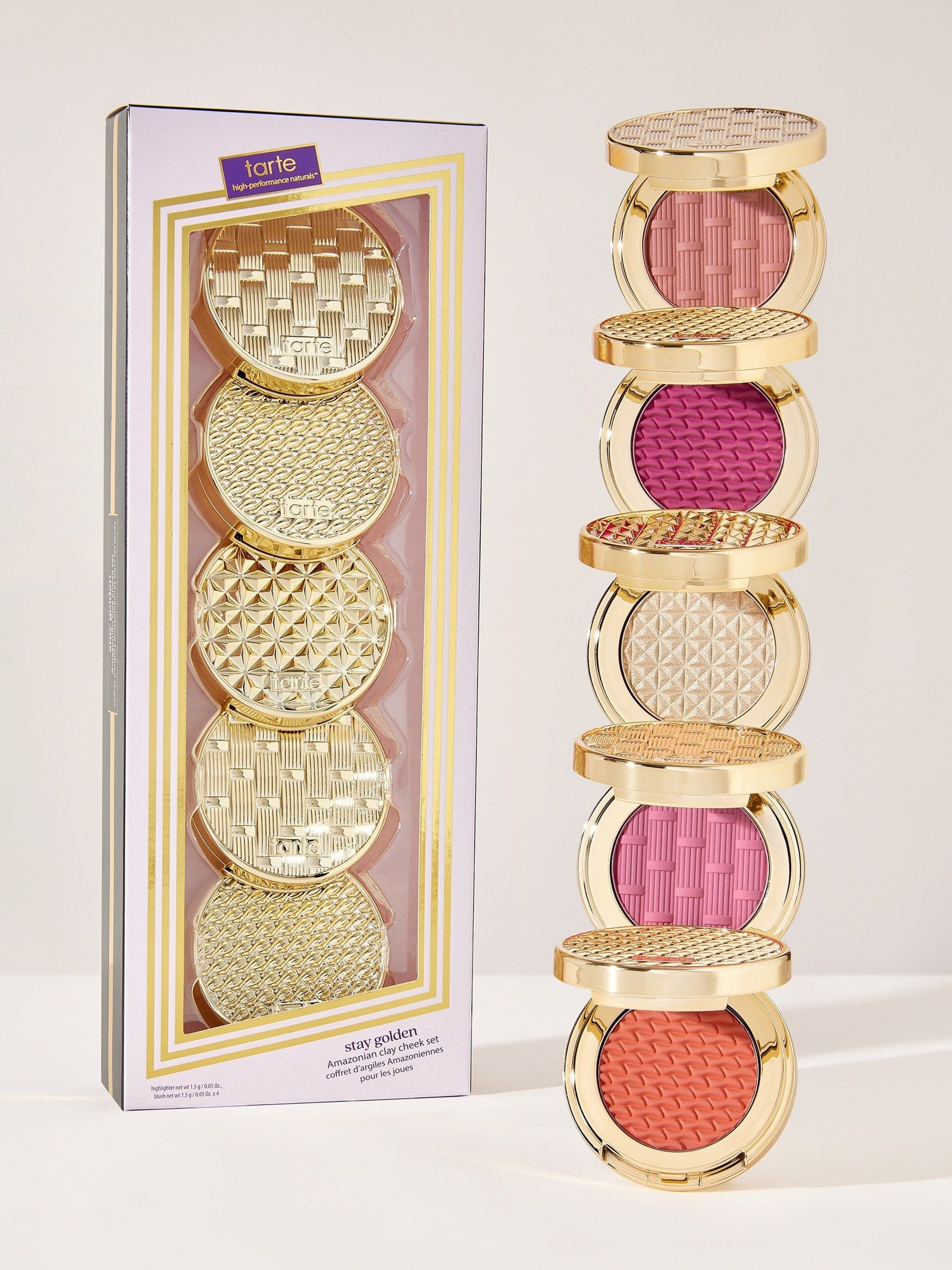 stay golden Amazonian clay cheek set | tarte cosmetics (Global)
