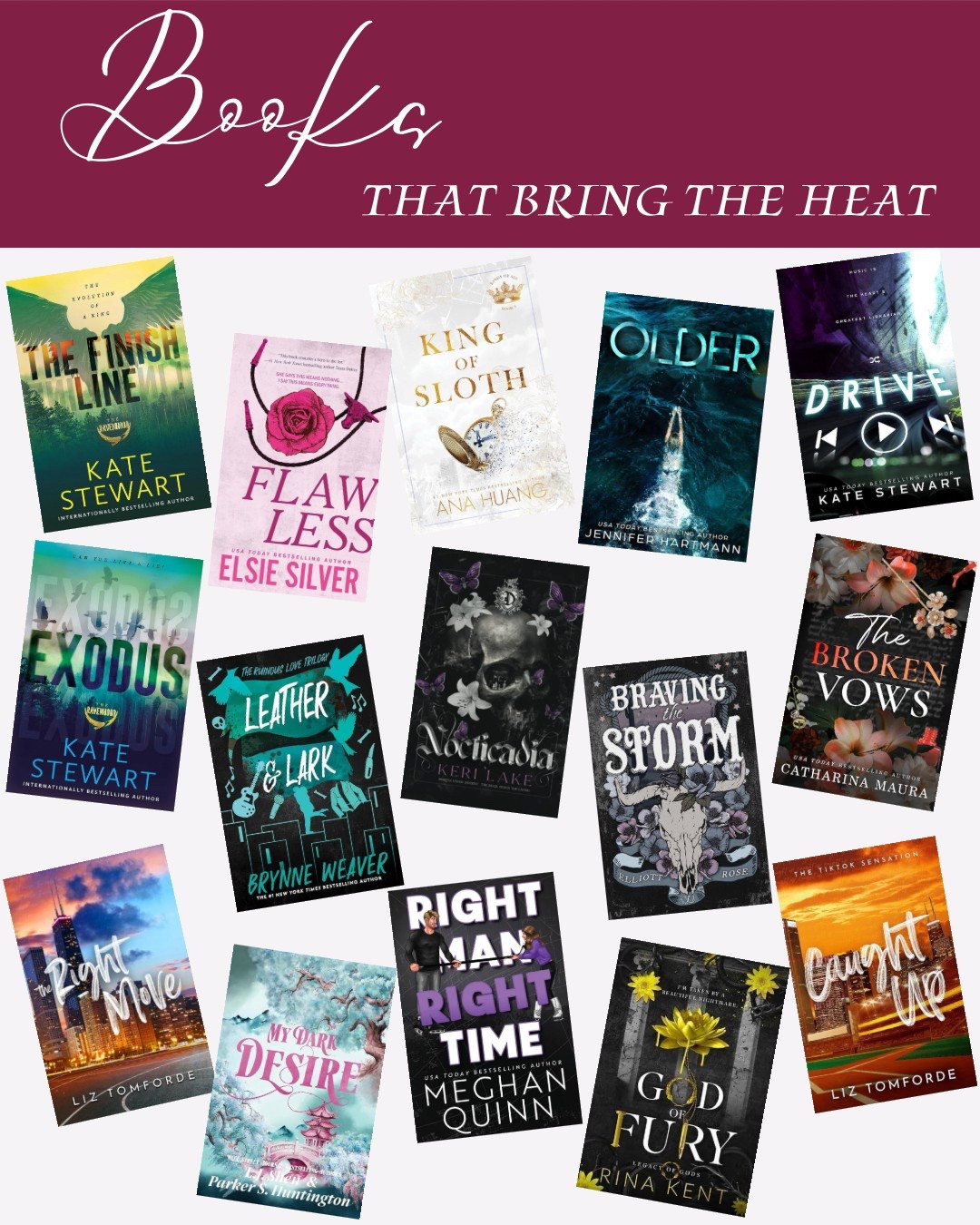 Romance books that bring the spice and the heat! All guaranteed five star reads!

#LTKFindsUnder50 #LTKSaleAlert #LTKU