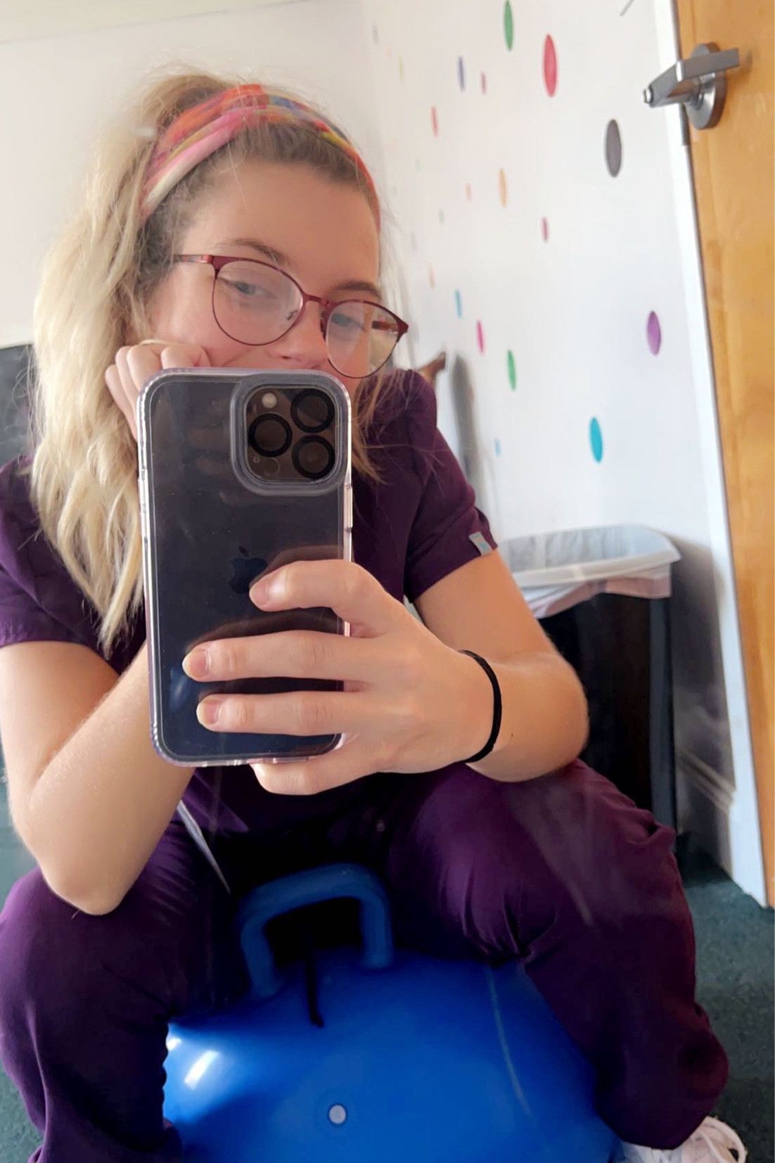 My peds kiddos loved my purple scrubs Abs tie dye headband 

#LTKsalealert #LTKworkwear #LTKunder50