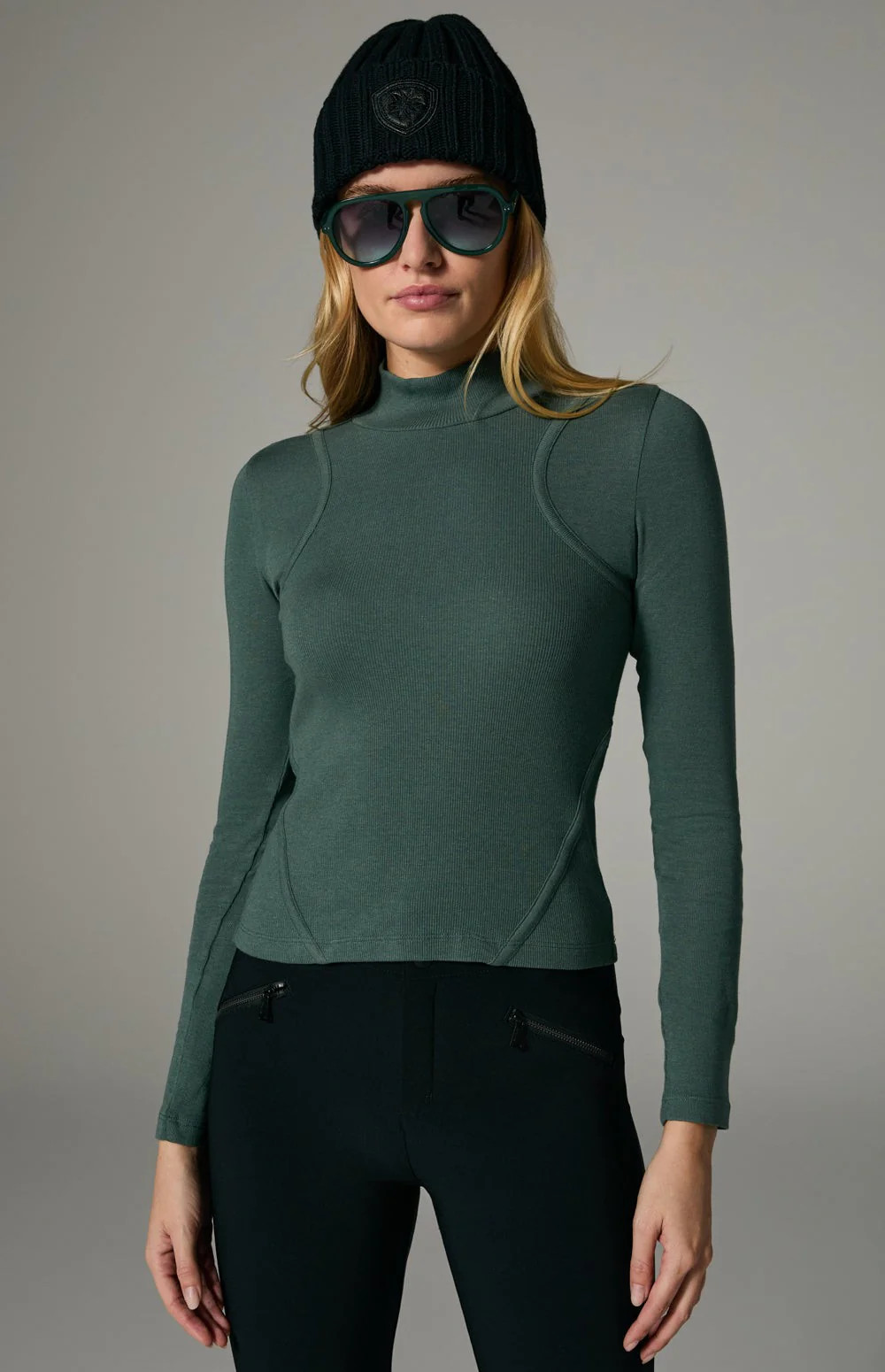 Laila Longsleeve Mock Neck | Eucalyptus | Alp N Rock
