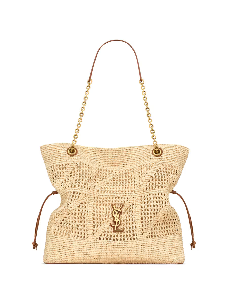 Jamie Shopping Tote Bag in Raffia | Saks Fifth Avenue