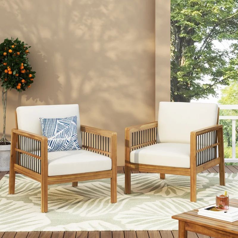 Malott Patio Chair with Cushions | Wayfair North America