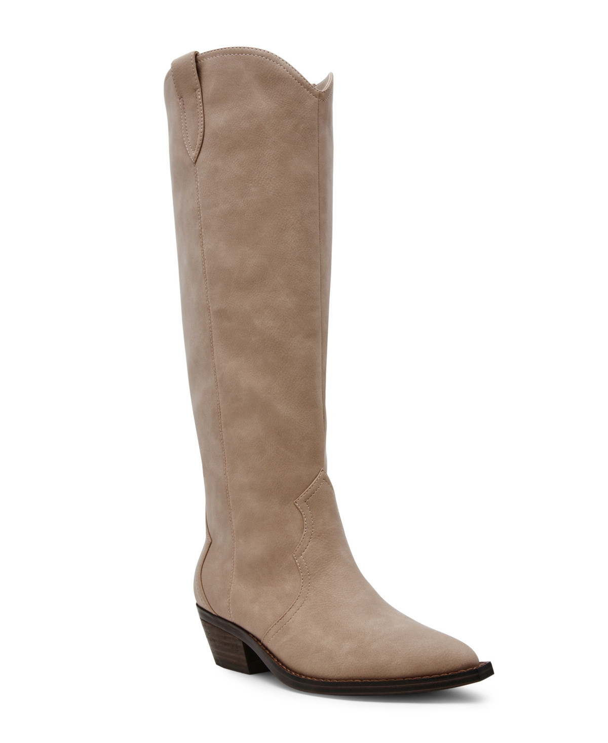 Dv Dolce Vita Women's Kit Knee-High Wide Calf Cowboy Boots - Dune | Macy's