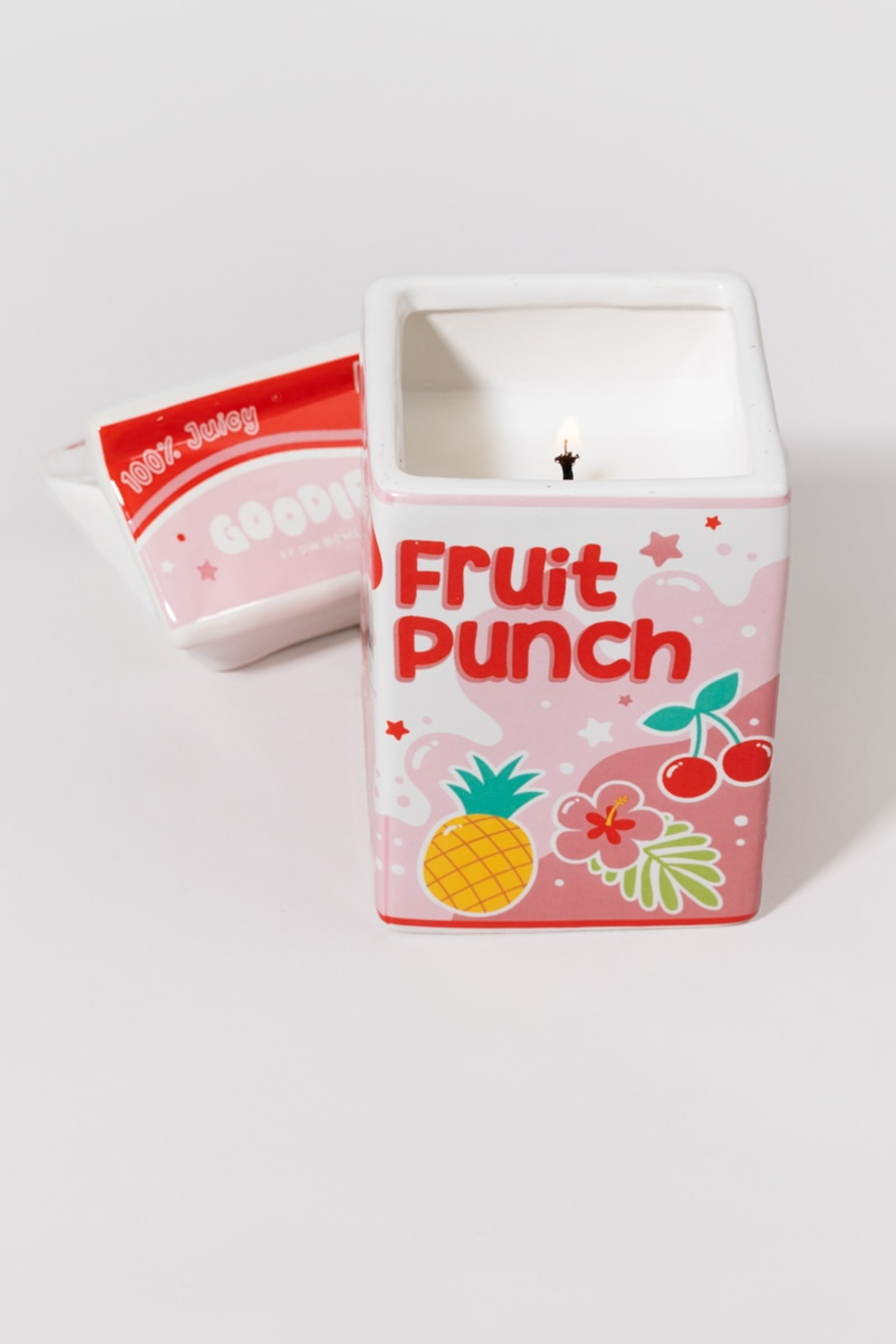 DW Fruit Punch Ceramic Juice Box Scented Candle | Francesca's