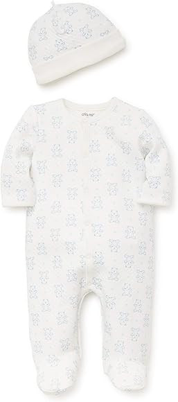 Little Me Baby Boys' Footie and Hat | Amazon (US)