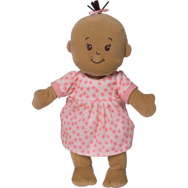 Wee Baby Stella Doll, Beige with Brown Hair | Maisonette
