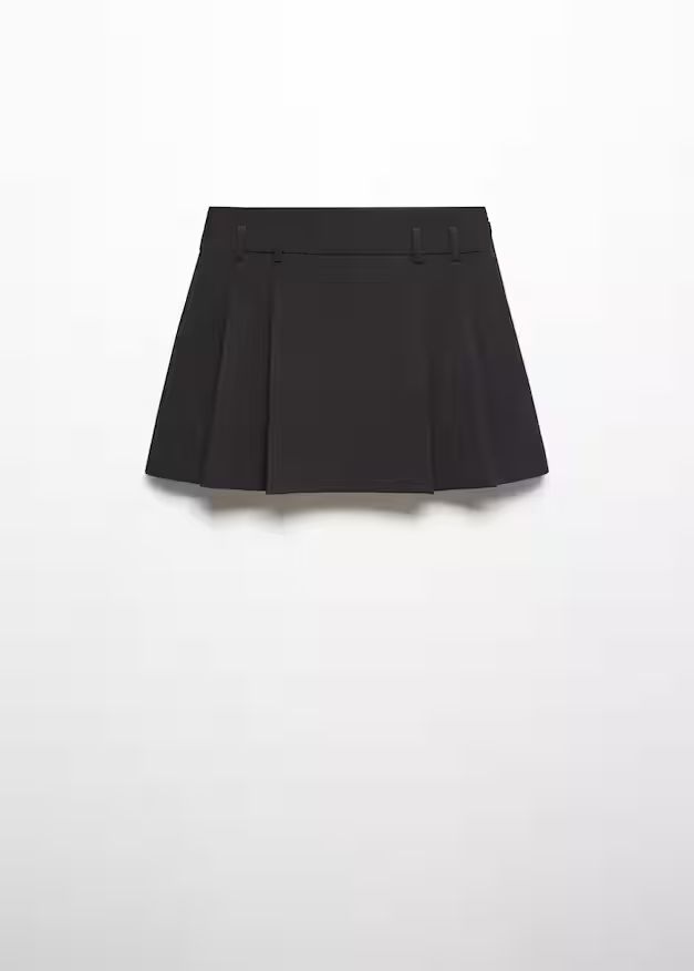 Pleated mini-skirt -  Women | Mango USA | MANGO (US)