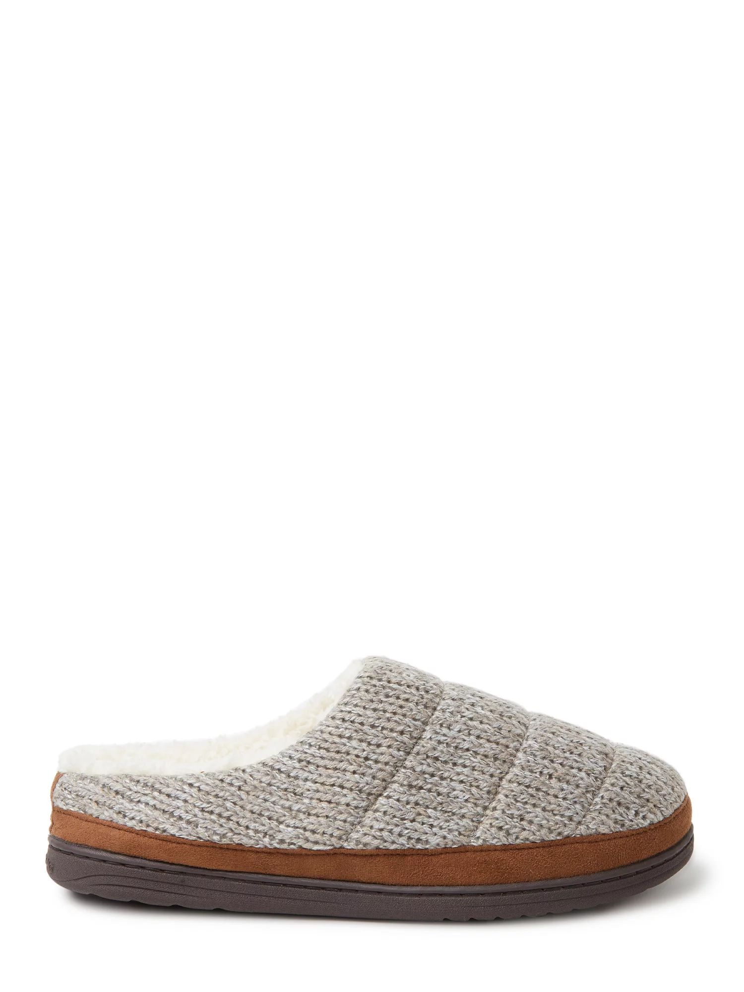 Dearfoams Cozy Comfort Men's Knit Clog w/Memory Foam Slippers | Walmart (US)