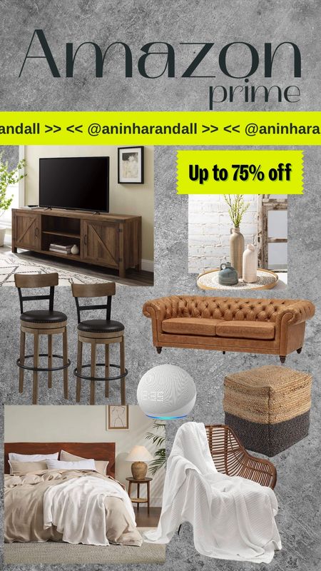 Amazon Prime | Deals | Up to 75% off | Leather Sofa Couch | Ball & Cast Swivel Pub Height Barstool 29 Inch Seat Height Light Brown Set of 1 | Modern Farmhouse Double Barn Door TV Stand for TVs up to 80 Inches | Echo dot | Pouf | Cotton blanket | Car Organizer

#LTKsalealert #LTKFind #LTKhome