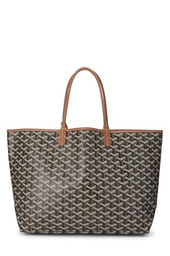 Goyard, Pre-loved Black Goyardine Canvas Saint-Louis PM, Brown | Amazon (US)